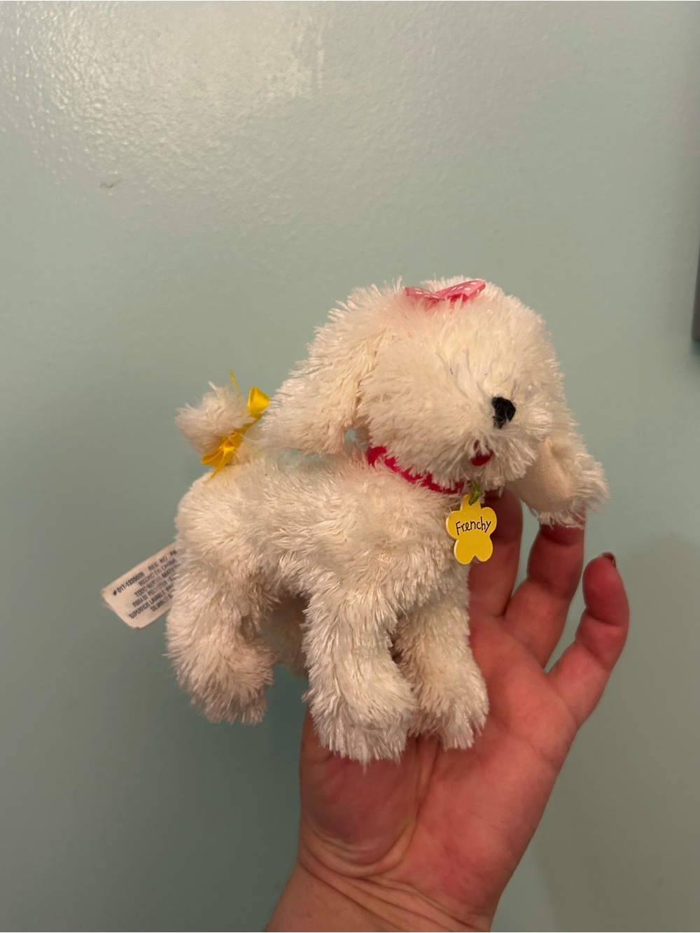Madame Alexander Frenchy The Posh Puppy Plush Dog 2008 White Stuffed Fancy Nancy